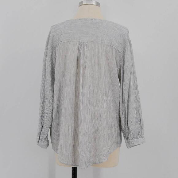 Caslon Cotton Striped Blouse - Picture 3 of 6